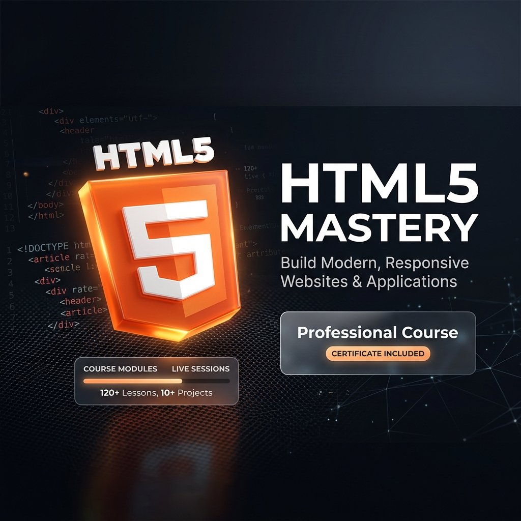 Master HTML5 & Modern Web Design