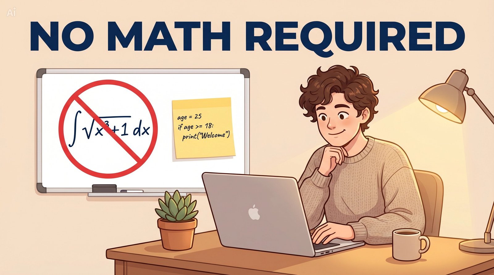 Why You Don't Need To Be a 'Math Person' To Learn Coding (And What You Really Need)